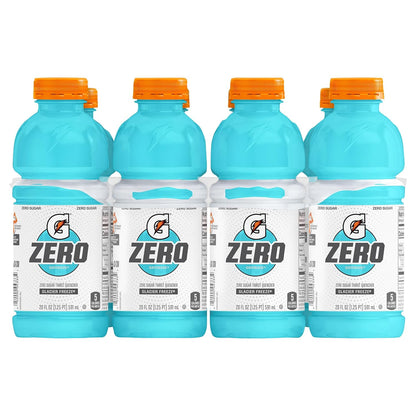 Gatorade Zero Glacier Freeze 20 ounce bottles pack of 8