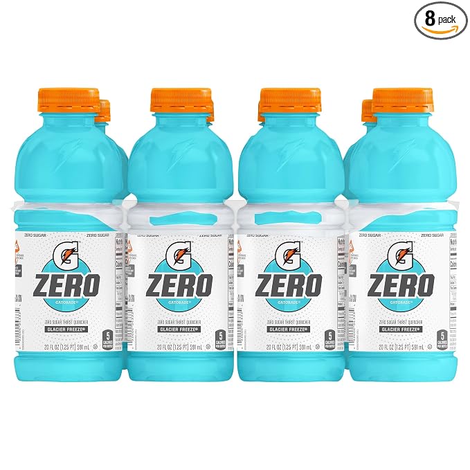 Gatorade Zero Sugar Glacier Freeze sports drink 8 pack