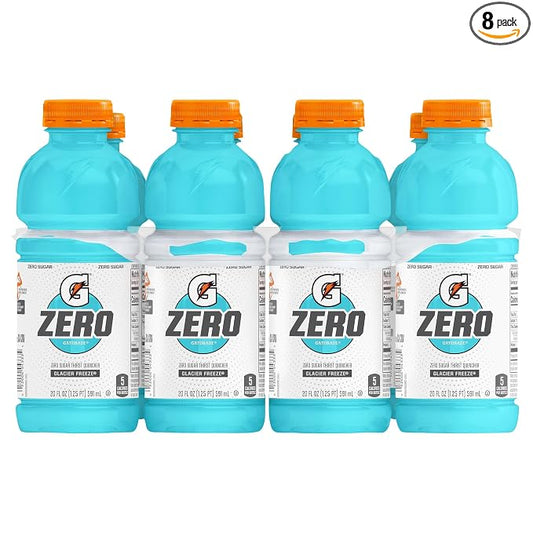 Gatorade Zero Sugar Glacier Freeze sports drink 8 pack