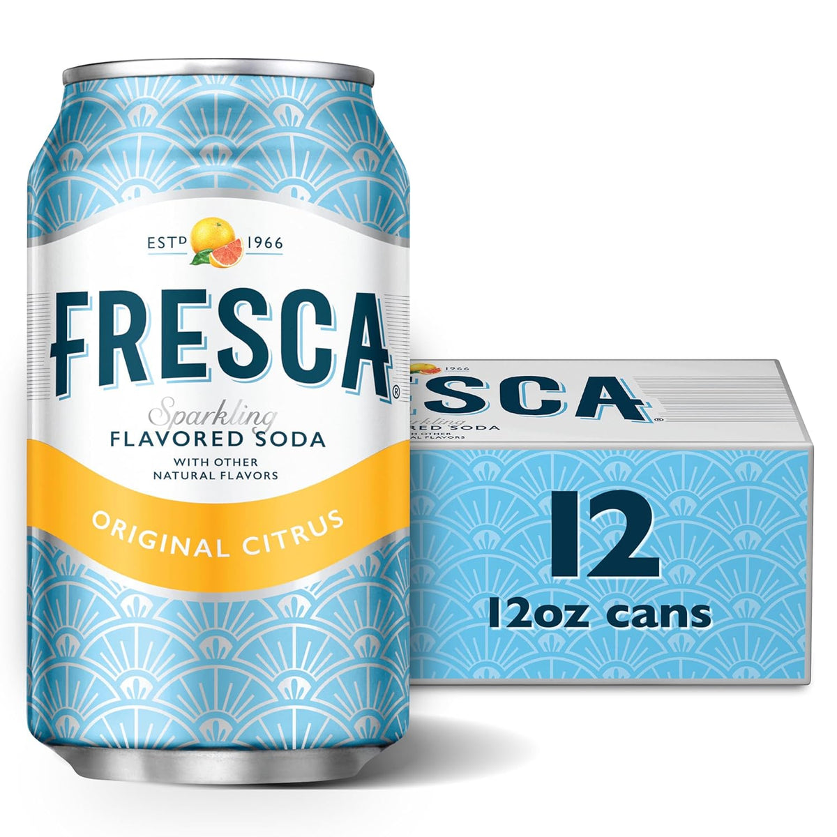 Fresca original citrus sparkling soda cans