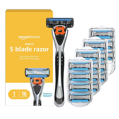 Amazon Basics MotionSphere razor handle with cartridges