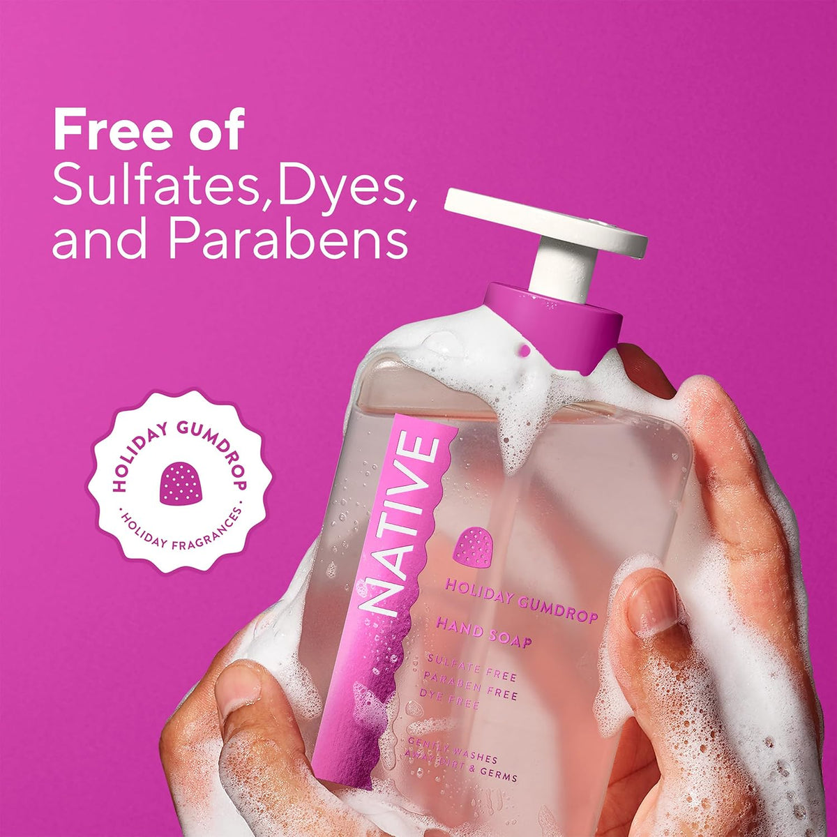 Native Holiday Gumdrop scented hand wash