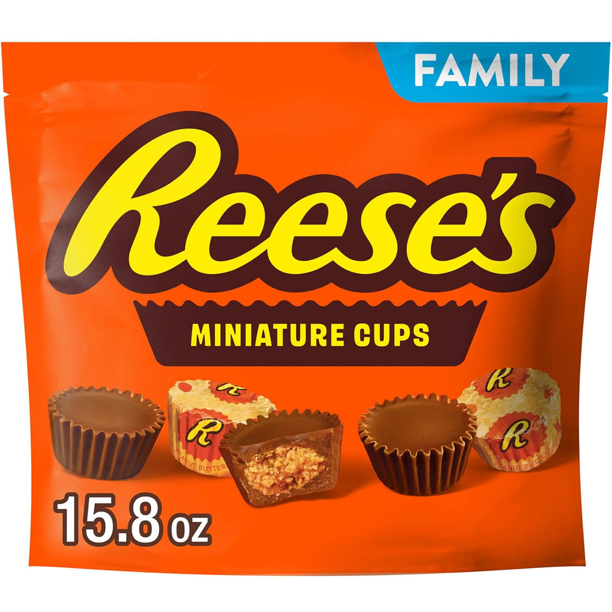 Mini milk chocolate peanut butter cups bag