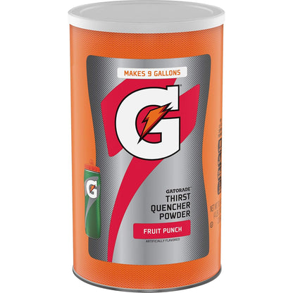 Gatorade Fruit Punch sports drink powder front label
