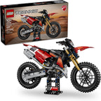 Front view of LEGO Ducati motorcycle building kit