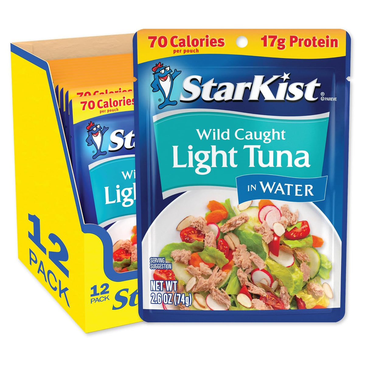 StarKist 2.6 oz tuna pouch front packaging