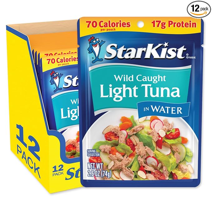StarKist wild caught light tuna in water 12 pack