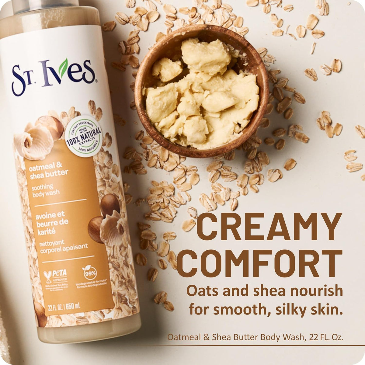 St. Ives soothing body wash with warm fragrance