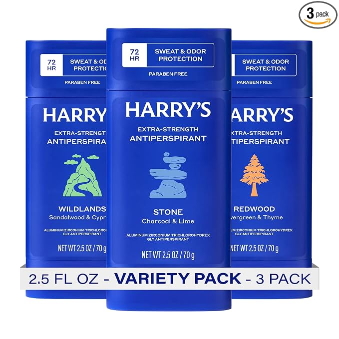 Harry's Extra-Strength Antiperspirant Deodorant variety 3 pack
