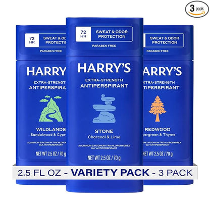 Harry's Extra-Strength Antiperspirant Deodorant variety 3 pack