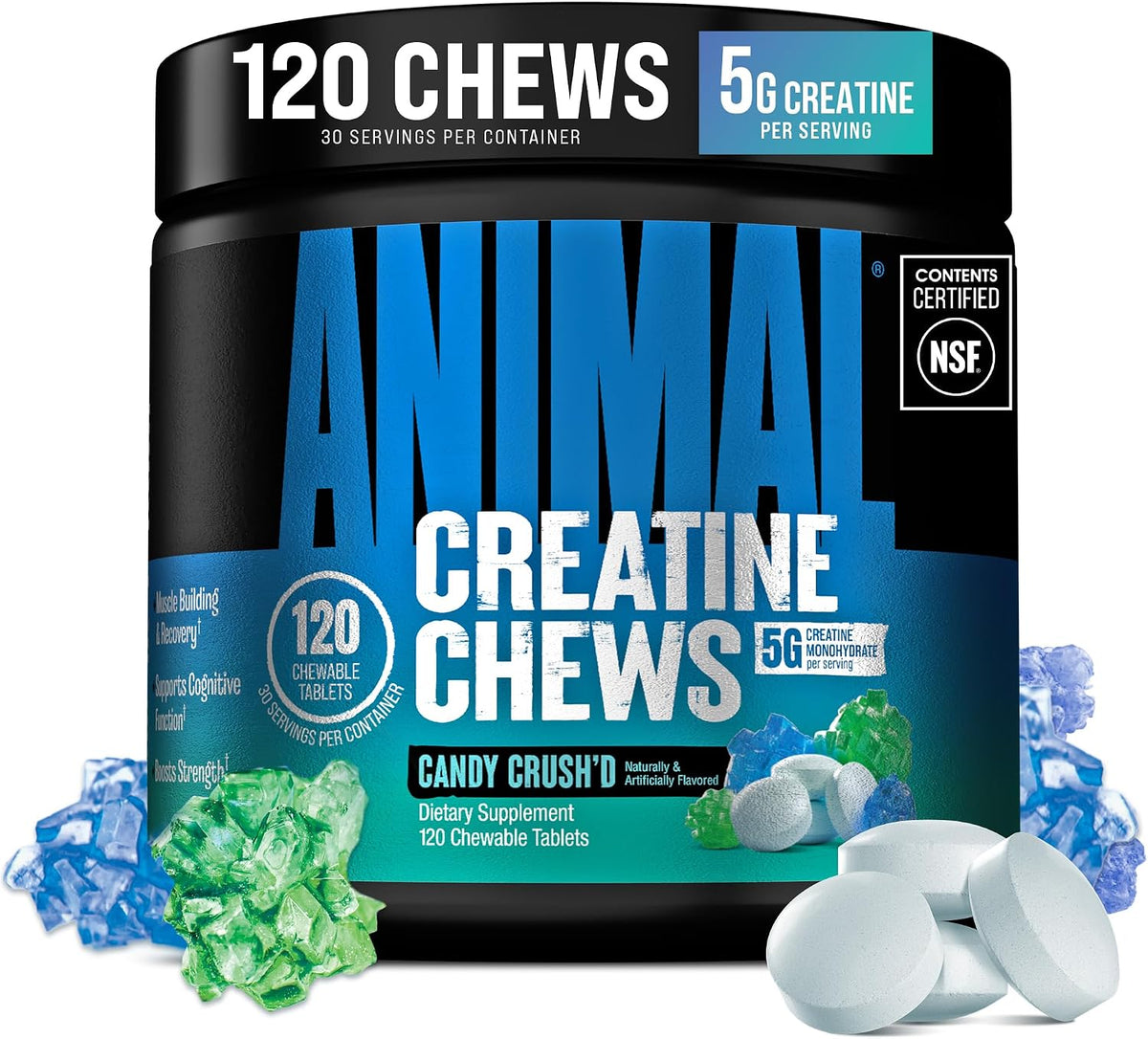Animal creatine chews for men and women