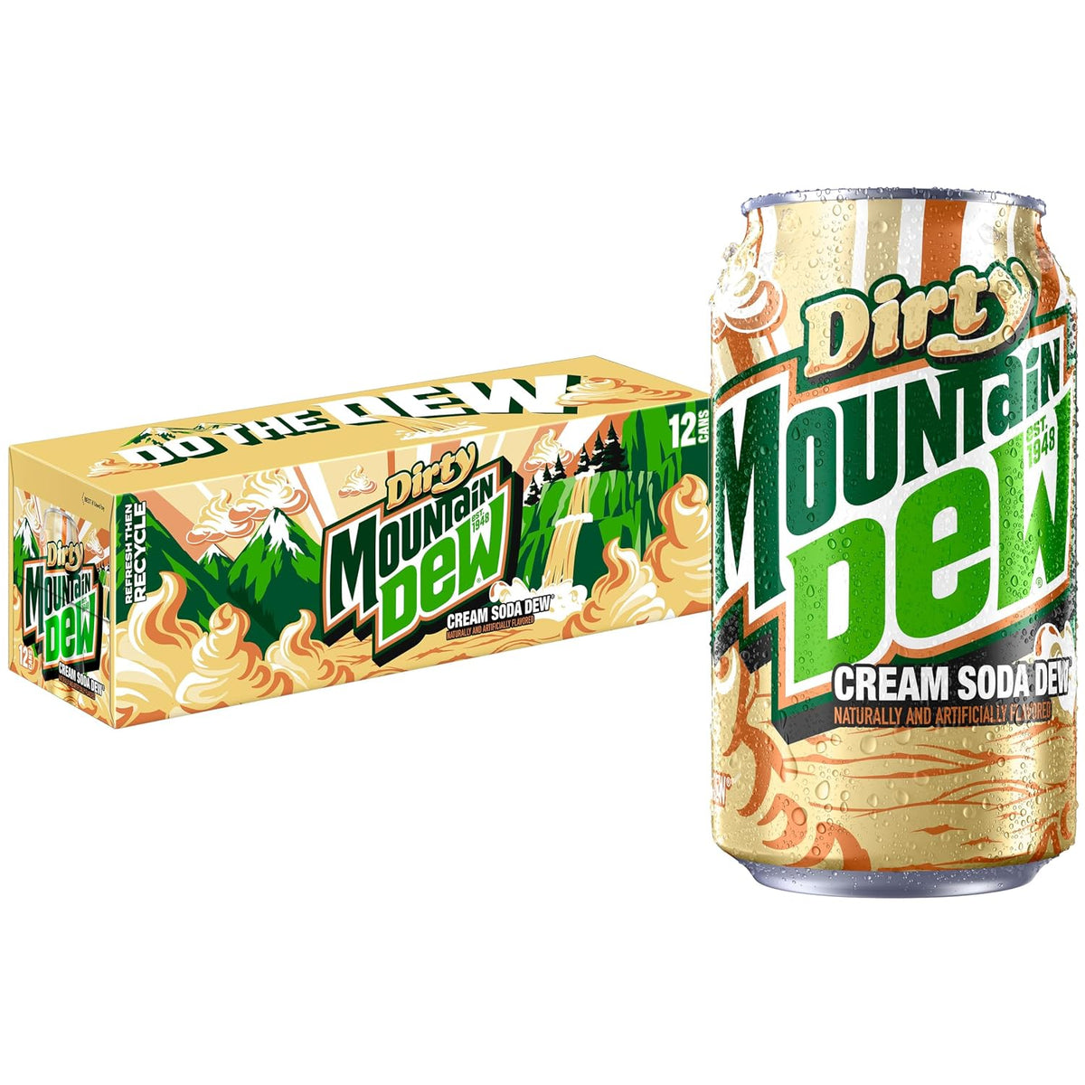 Mountain Dew Dirty Dew full-sugar 12-pack
