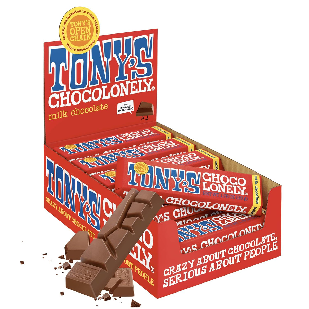 Belgian milk chocolate bars with 32% cacao