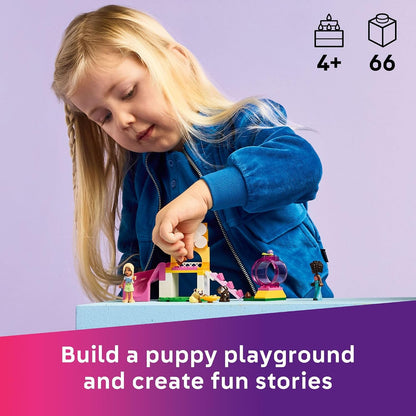 LEGO Friends 42665 puppy playset for ages 4 and up