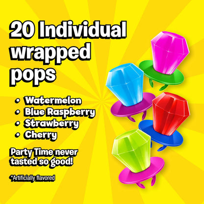 Ring Pop candy gem lollipops for party favors