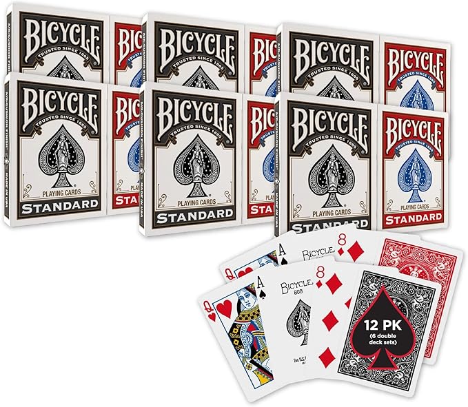 Bicycle playing cards for euchre and canasta