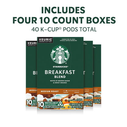 Medium roast Starbucks single serve coffee pods
