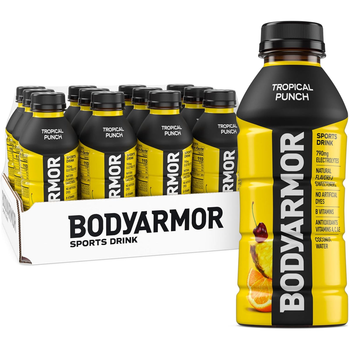 16 oz BODYARMOR electrolyte drink bottles