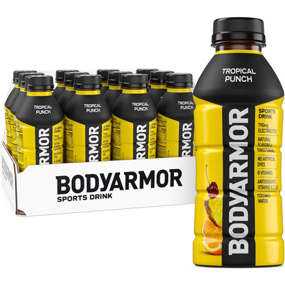 16 oz BODYARMOR electrolyte drink bottles