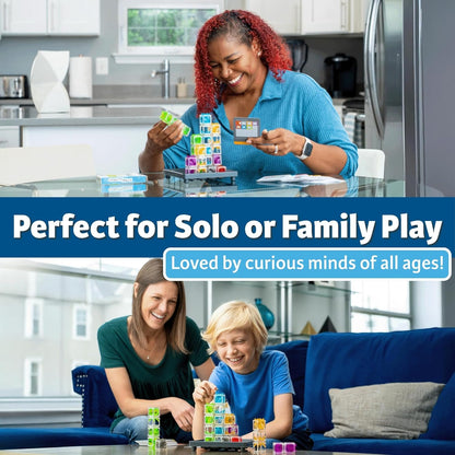 Kids marble run logic game with progressive challenges