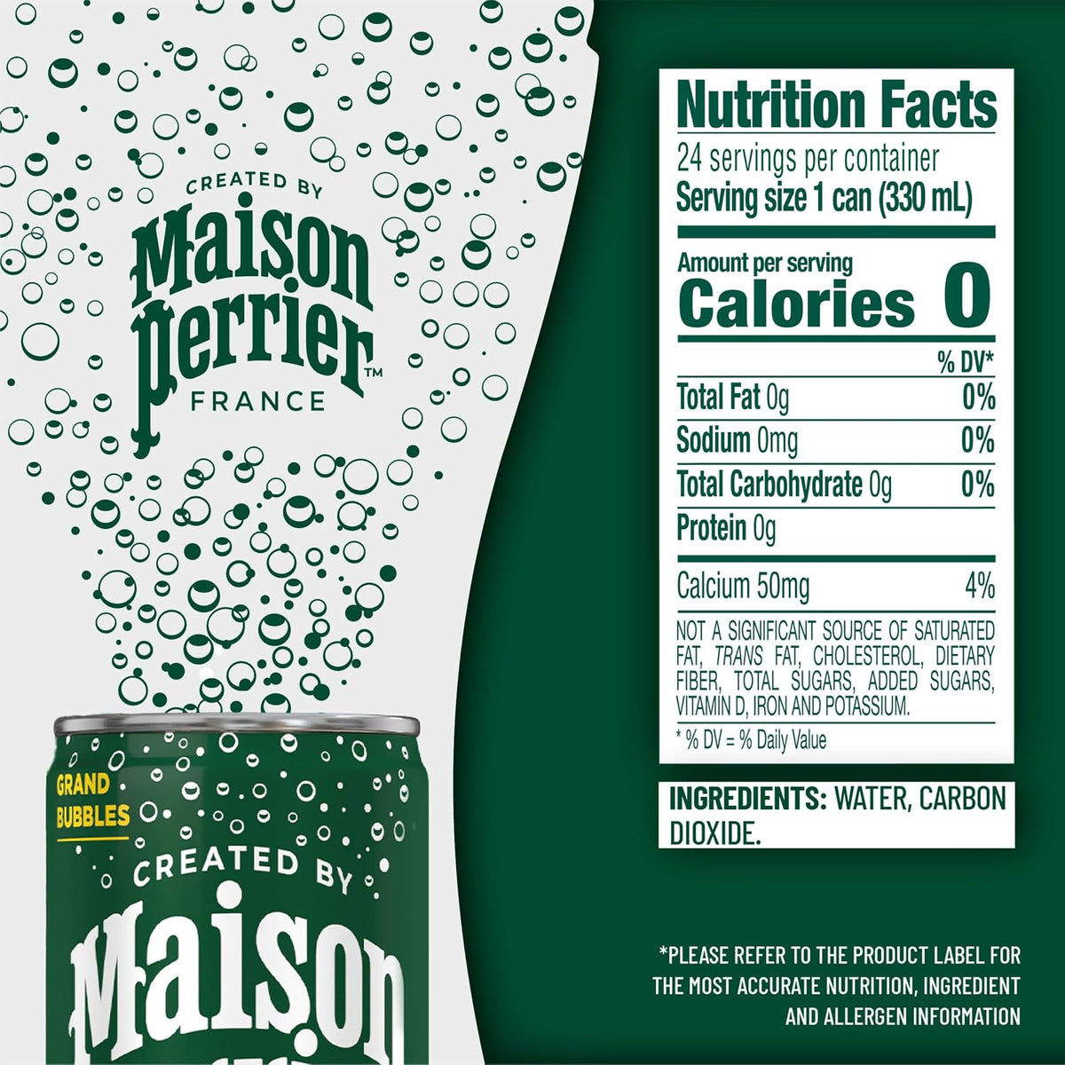 Premium French sparkling water 24 pack