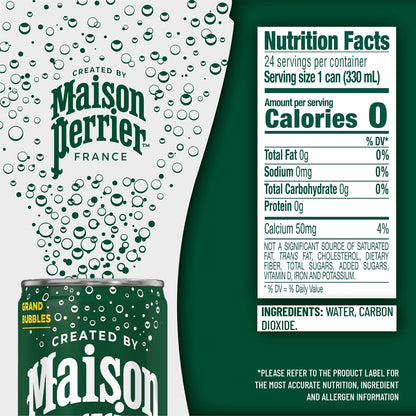 Premium French sparkling water 24 pack
