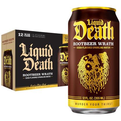 Liquid Death soda-flavored sparkling water cans