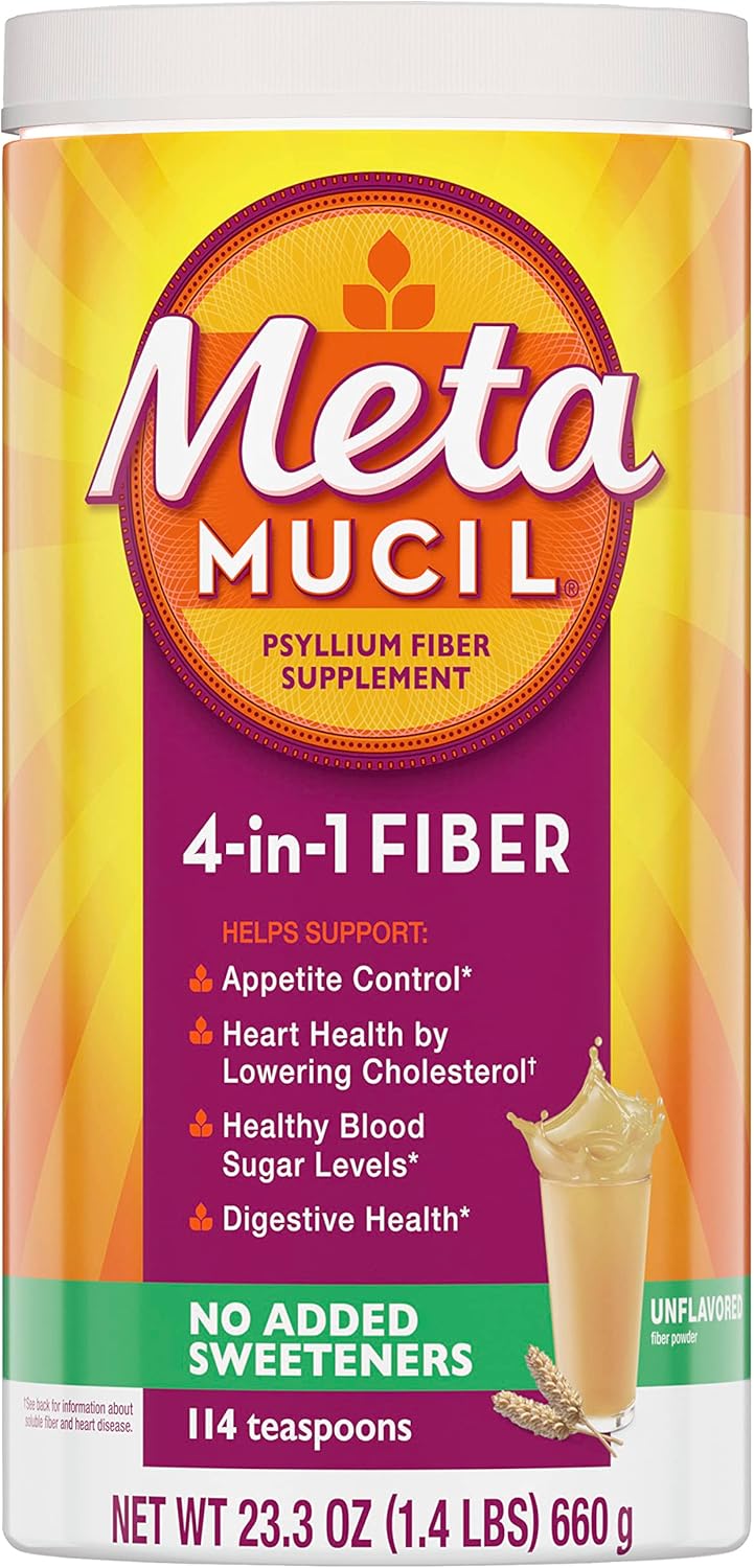 Metamucil daily psyllium husk powder supplement