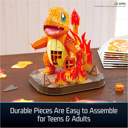 Fire-type Charmander collectible 3D puzzle model
