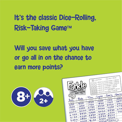 Classic dice rolling Farkle game set
