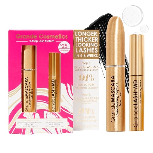Grande Cosmetics lash and brow care system set