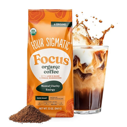 Four Sigmatic Organic Focus Mushroom Ground Coffee bag
