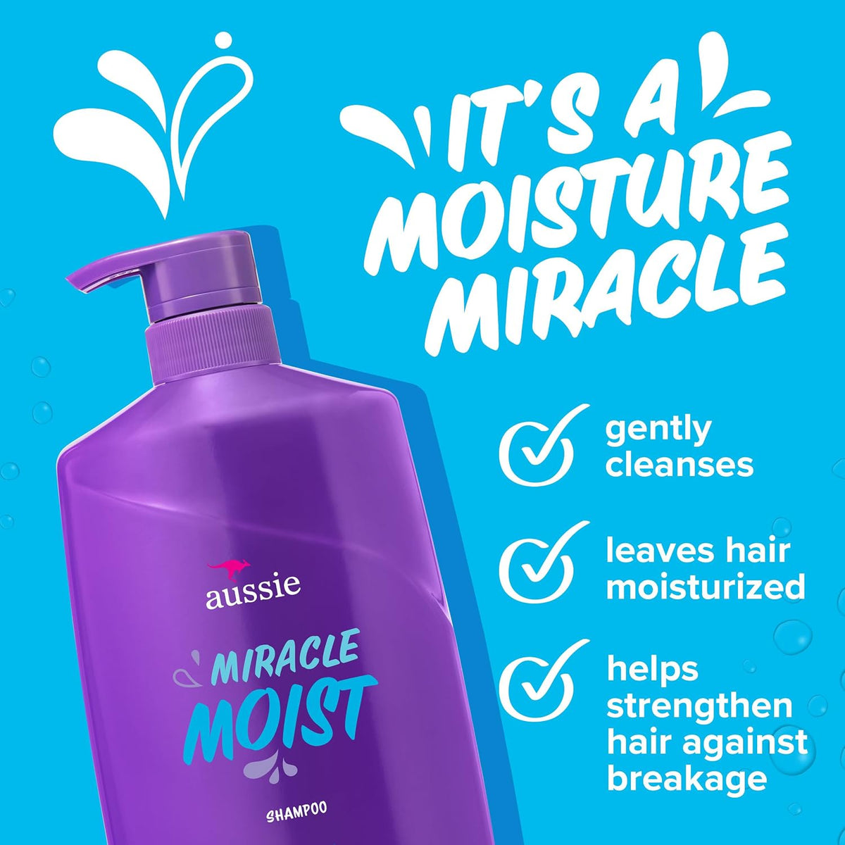 Aussie gentle cleansing shampoo for soft radiant hair