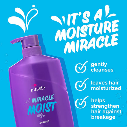 Aussie gentle cleansing shampoo for soft radiant hair