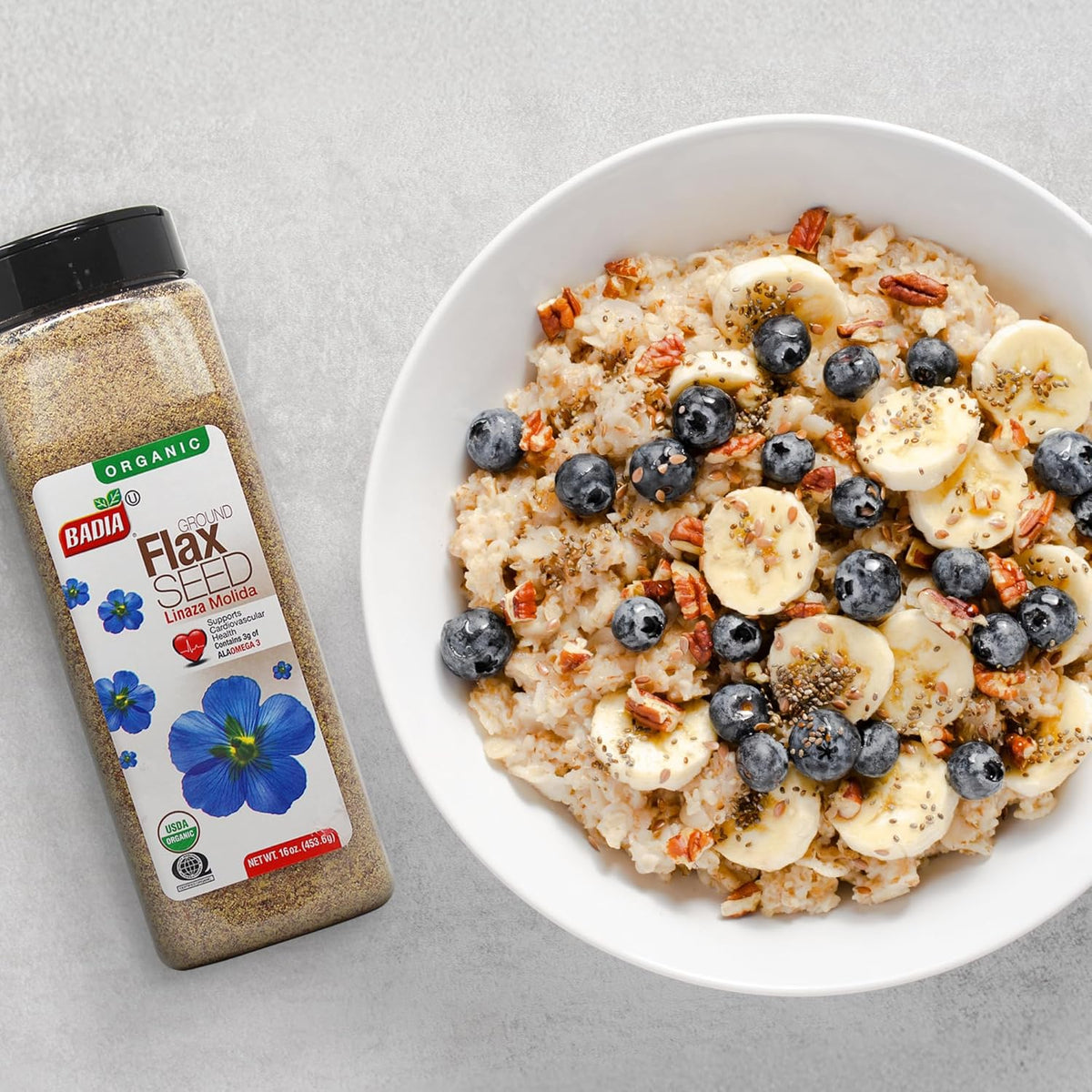 Badia non GMO ground flax seed superfood