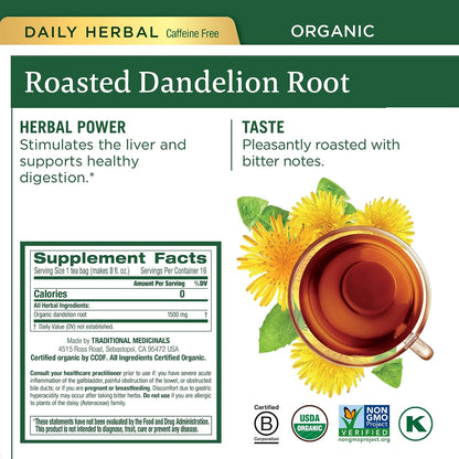Visit the Traditional Medicinals Store — Traditional Medicinals Organic Spearmint, 16 Tea Bags - product image 90