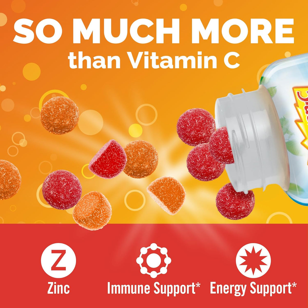 Mixed fruit Vitamin C gummies 45 count bottle