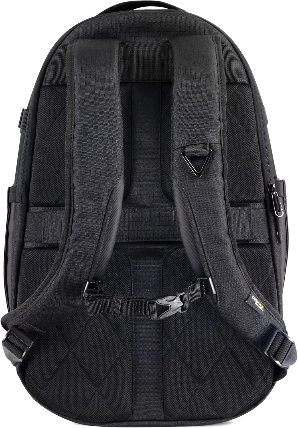 Nike black backpack with zipper closure detail