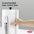 OXO Good Grips paper towel holder weighted base detail