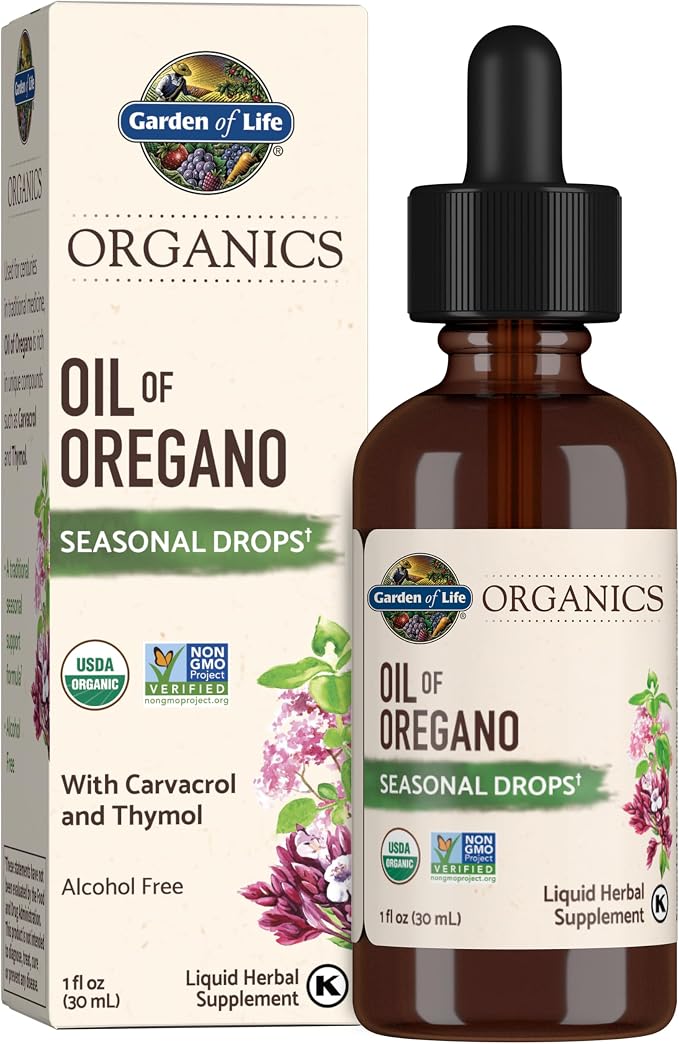 Garden of Life Organics Oil of Oregano Seasonal Drops bottle