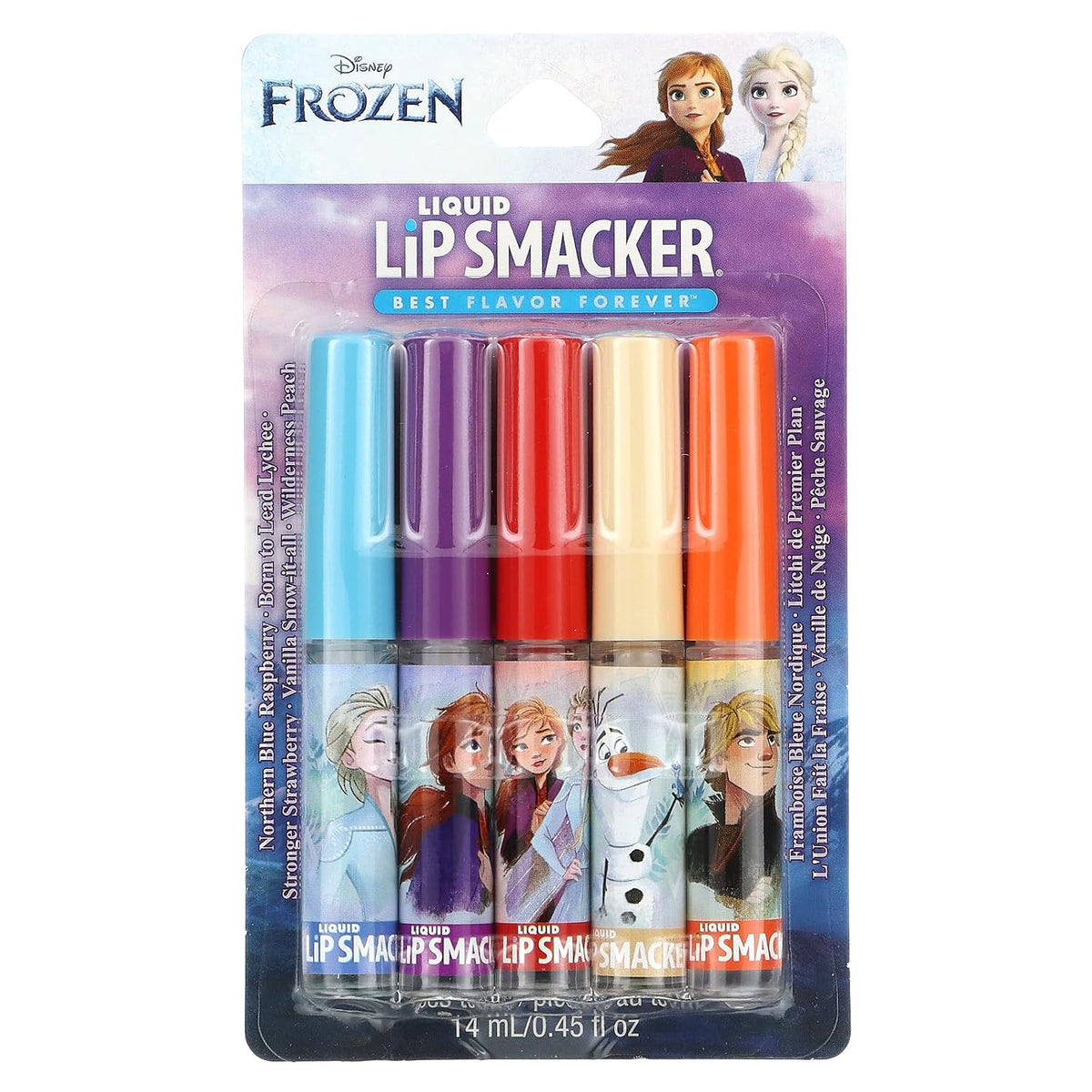 Disney Frozen lip gloss set with sweet flavors