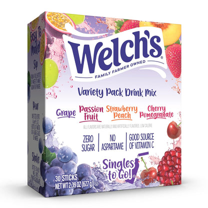 Welch's sugar-free drink mix packets variety pack