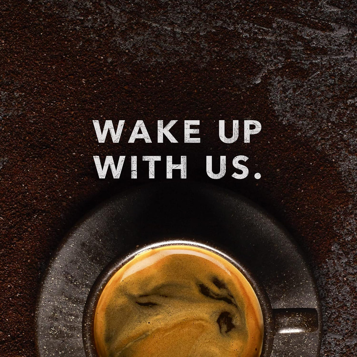 Dark roast decaf whole bean coffee bag front
