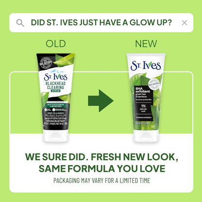 Moderate exfoliating face scrub with natural exfoliants
