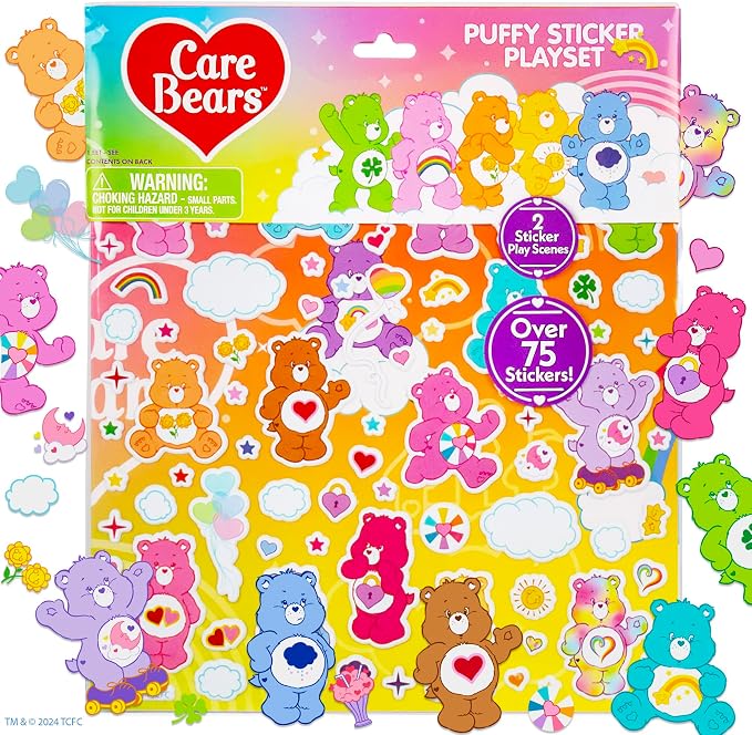 Bluey repositionable sticker set for kids