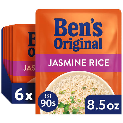 Ben's Original jasmine rice 8.5 oz microwave pouch