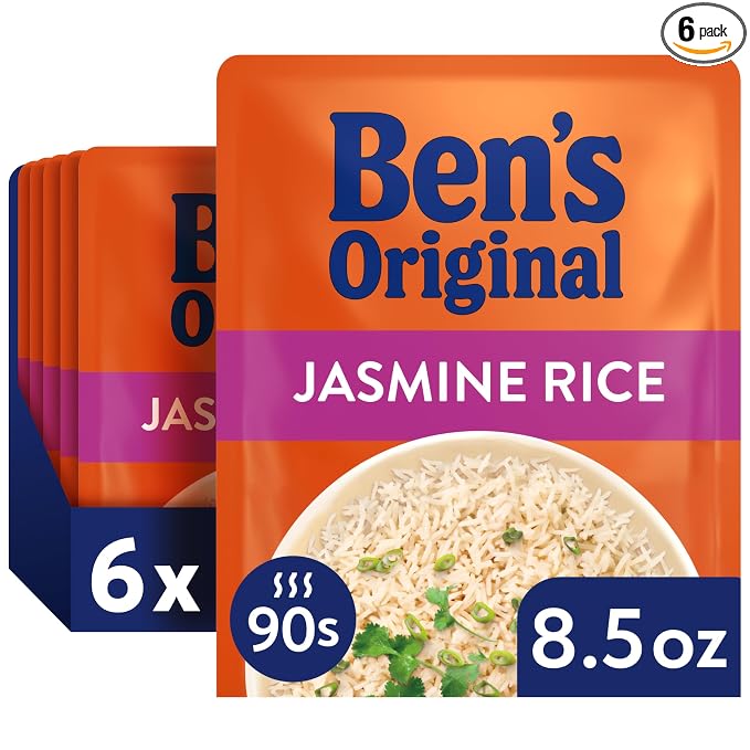 Ben's Original Ready Rice Jasmine Rice pack of 6