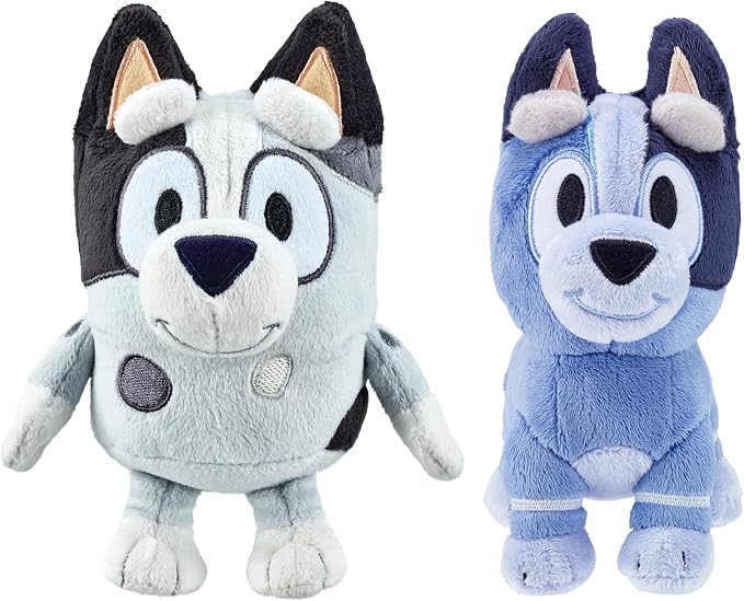 Deluxe soft fabric Bluey and Bingo toys