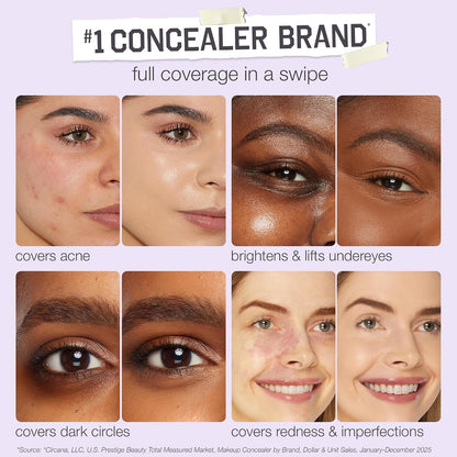 Creaseless concealer with full coverage