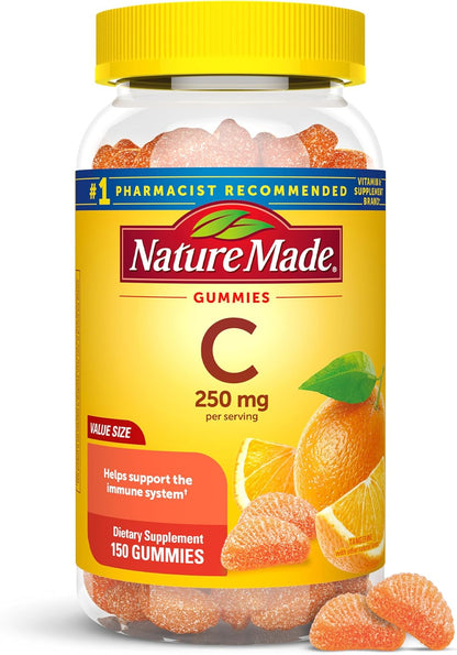 Nature Made Vitamin C gummies supplement front label